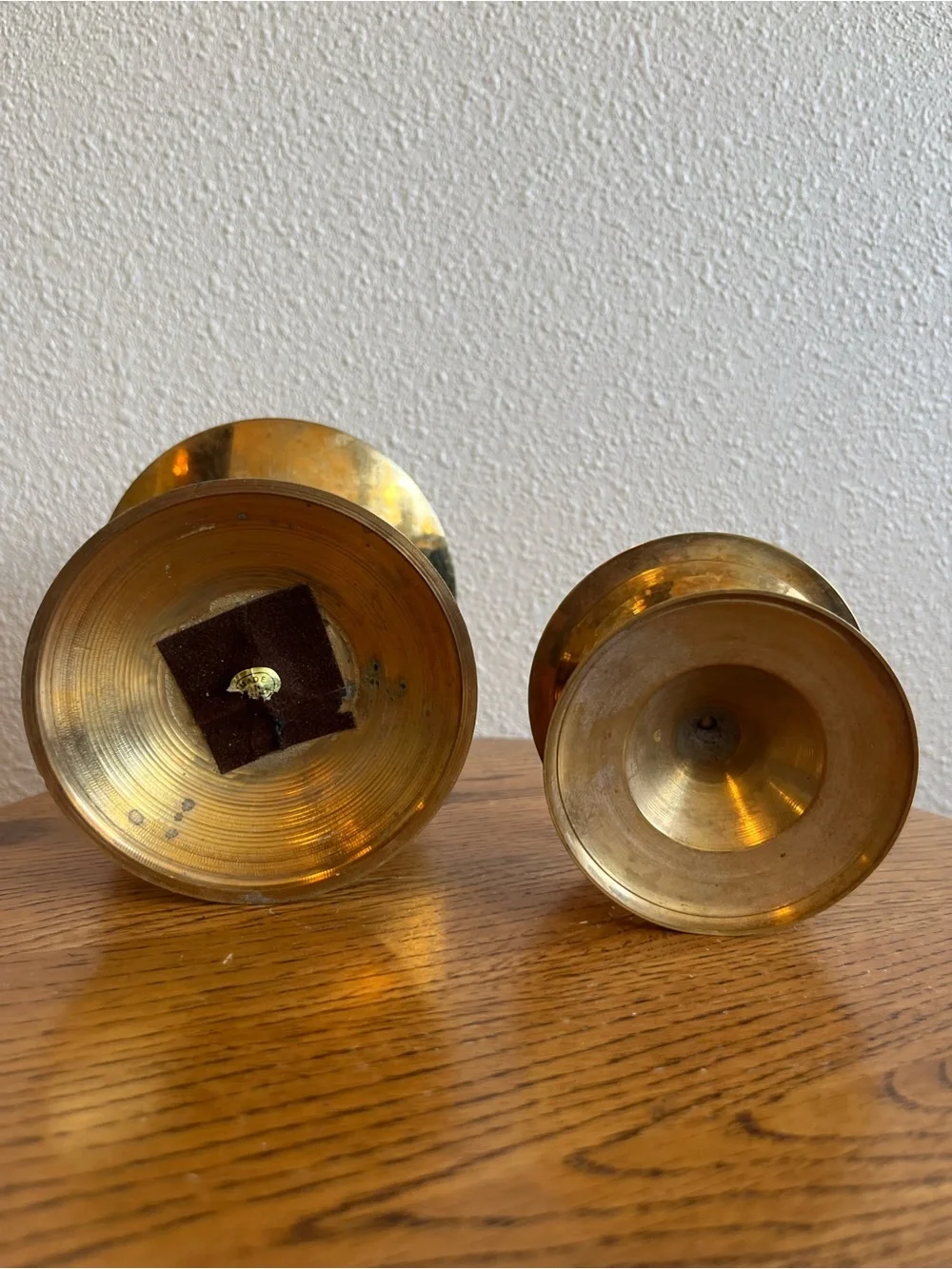 Brass Pillar Candlestick Holder